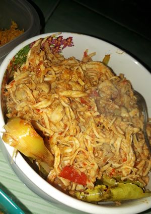Foto resep Ayam suwir bumbu simple