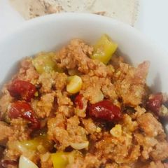 A picture of Kharay Masalay ka Keema.