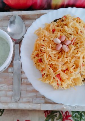 A picture of #SIS#Tomato rice.