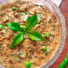 Methi malai matar A picture of Methi malai matar.