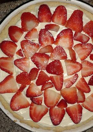Una foto de Tarta de frutilla