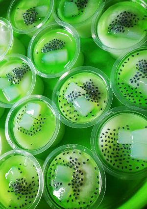 Foto resep Melon silky pudding