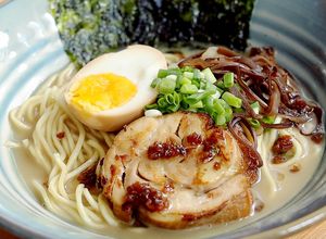 Foto resep Ramen Jepang : Tori Paitan Bahan Lokal