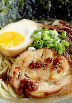 Foto resep Ramen Jepang : Tori Paitan Bahan Lokal