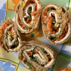 A picture of Pinwheel sandwich.