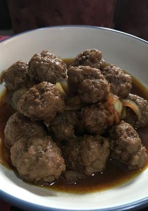 Foto resep Bola Daging Saos Teriyaki