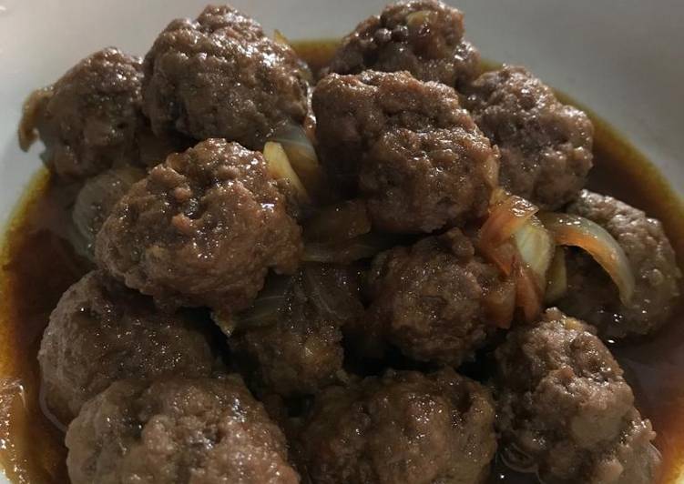 Bola Daging Saos Teriyaki