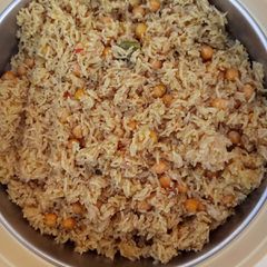 A picture of Chana Chawal.