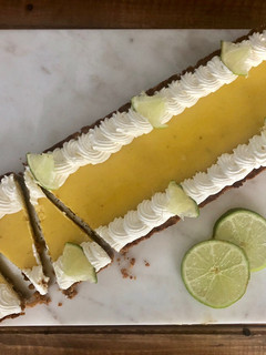 Una foto de Key lime pie