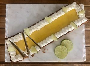 Una foto de Key lime pie