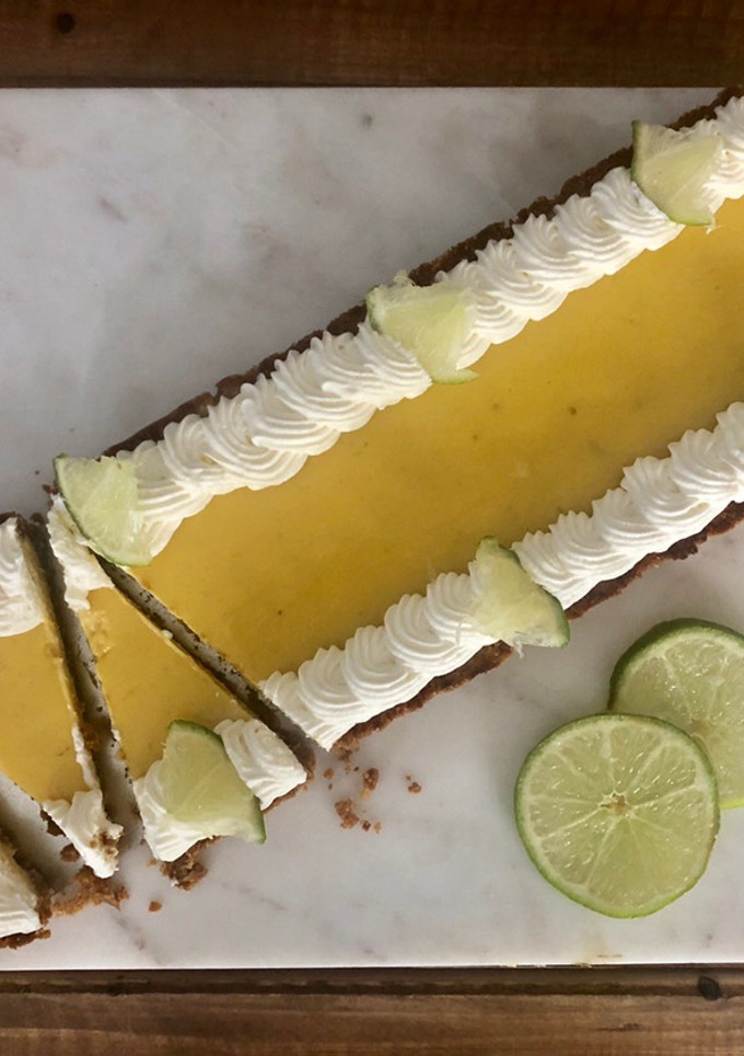 Una foto de Key lime pie