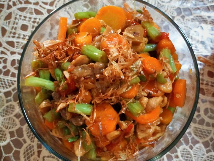 Cara Mudah Membikin Resep Tumis Buncis Wortel (Ayam &amp;amp; Pentol) yang Lezat Anti Ribet, Sempurna