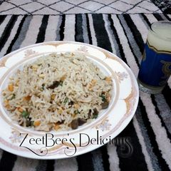 A picture of Garnished rice!!!.