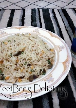 A picture of Garnished rice!!!.