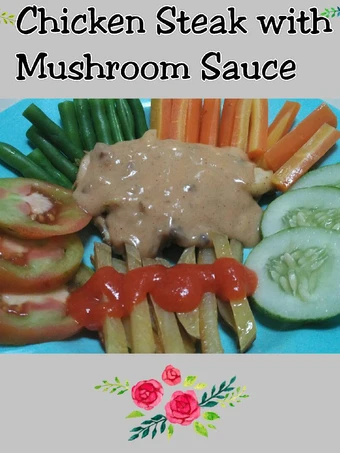 Cara Mudah Membikin Resep Simple Chicken Steak With Mushroom Sauce yang Bikin Ngiler Anti Ribet, Sempurna