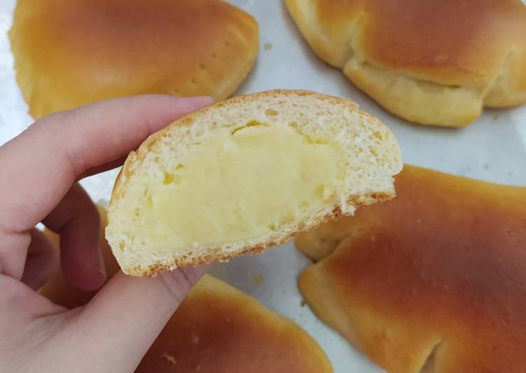 Custard Cream Bread - Cream Ppang 크림빵

use Breadmaker