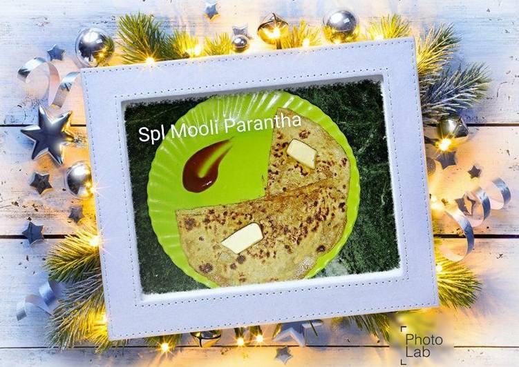 Recipe of Any-night-of-the-week Mooli ke parathe