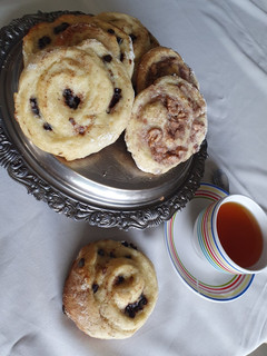 Una foto de Espirales de crema pastelera 🍥