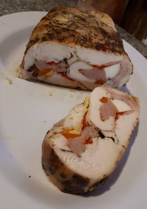 Una foto de Arrollado de pollo