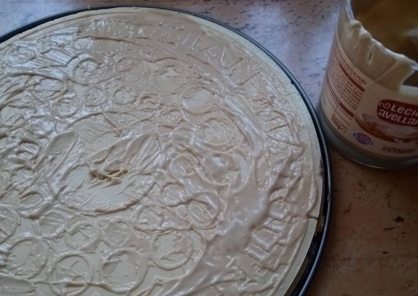 Tarta de Huesitos, Nutella y Kinder Bueno