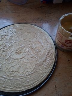 Una foto de Tarta de Huesitos, Nutella y Kinder Bueno