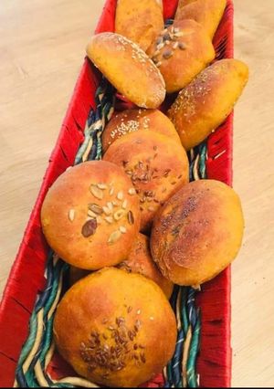 Une photo de Petits pains au Potimarron