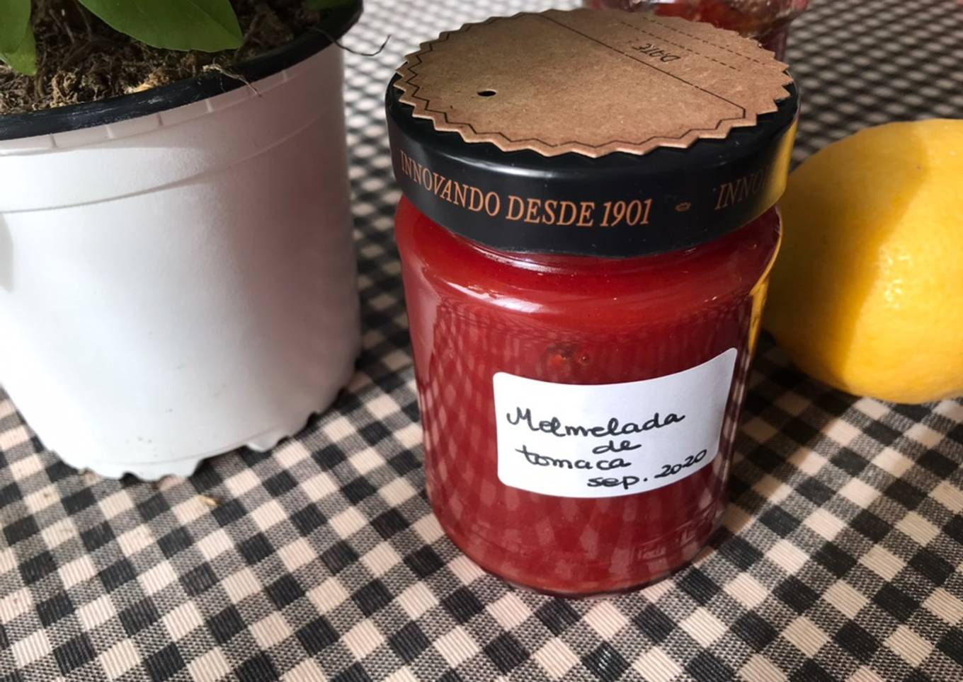 Mermelada casera de tomates bio