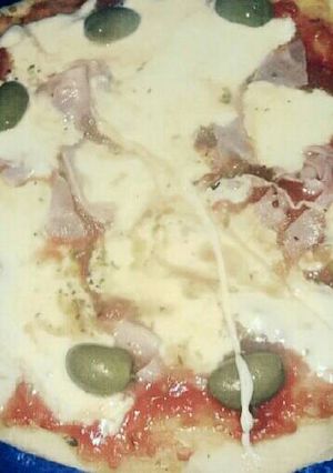 Una foto de Pizza