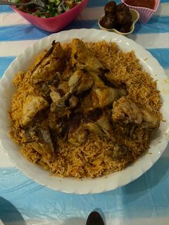 صورة لوصفة ارز بخاري بالدجاج