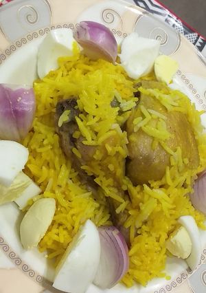 صورة لوصفة الرز المندي