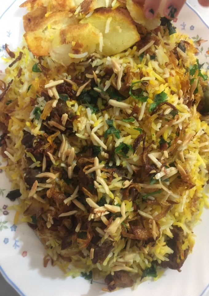 عکسی از دستور بريانی تند هندی (گوشت)