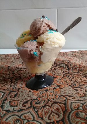 عکسی از دستور بستنی