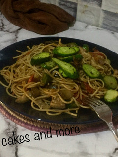 A picture of Eggplant pasta.