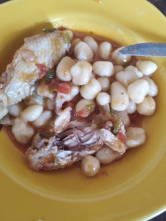 Una foto de Ñoqui de papa con salsa de pollo