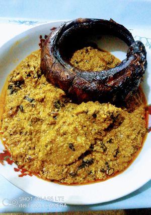 A picture of GroundNut Egusi Soup.