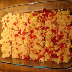 A picture of No-Bake Pineapple Biscuit Pudding- Always steals the limelight!.