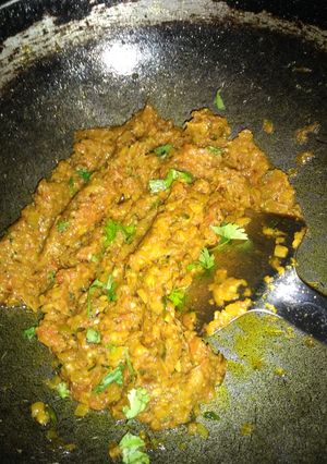 A picture of Baigan ka Bharta.