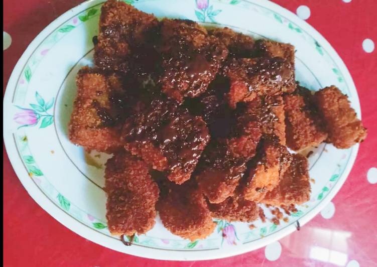 Nugget pisang coklat