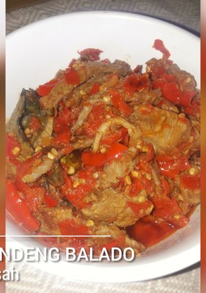 Foto resep Dendeng Balado Basah