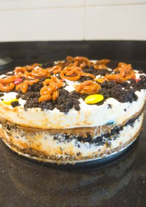 Una foto de Torta oreo helada