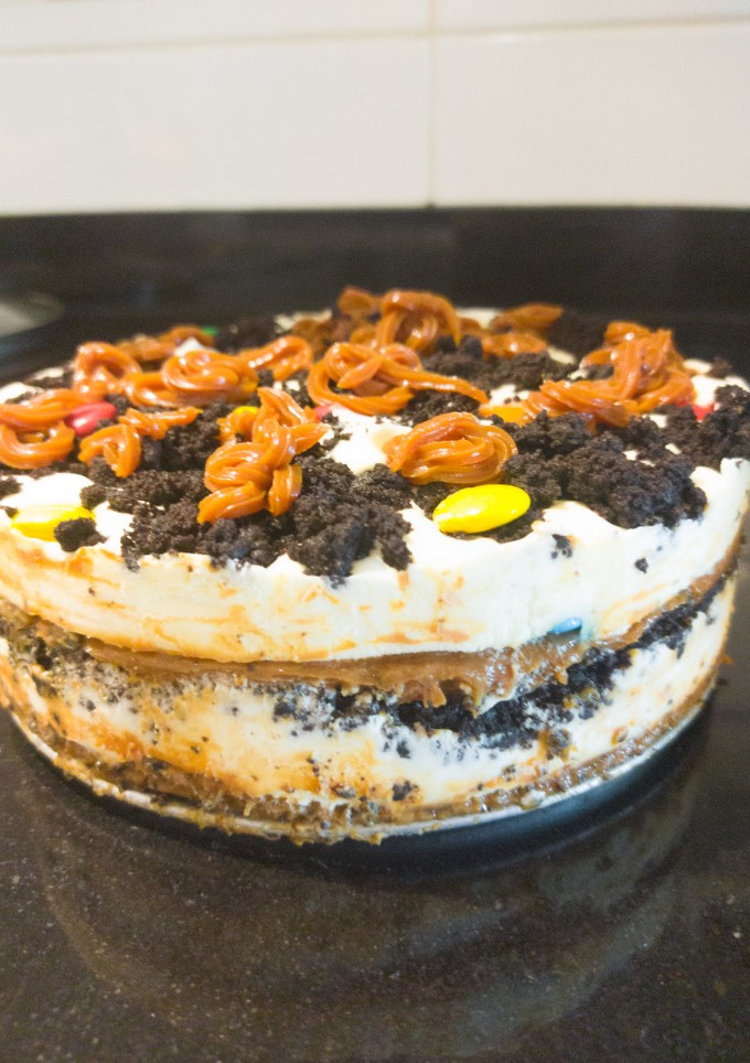Una foto de Torta oreo helada