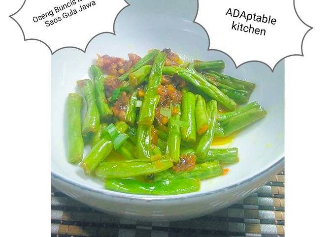 Ini dia! Resep membuat Oseng Buncis Milenial Saos Gula Jawa 👍🌝🌎 dijamin gurih
