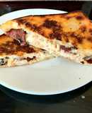 My Toasted Chicken, Streaky Bacon and cheese Grilled Sandwich