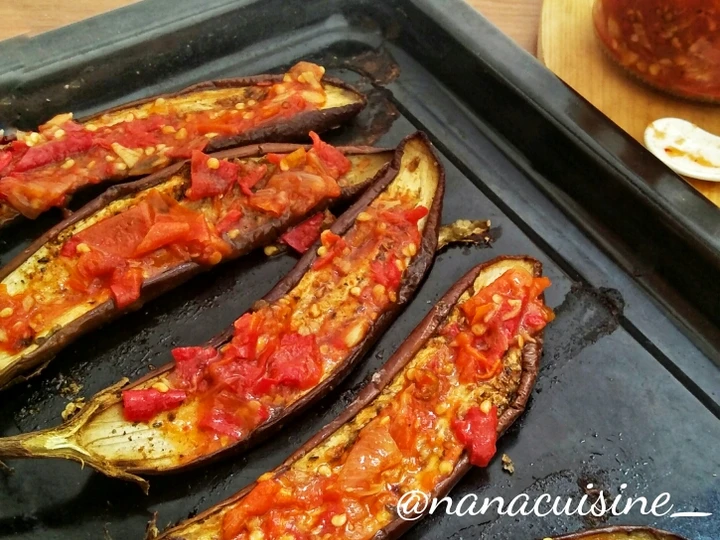 Langkah Mudah untuk Menyiapkan Resep Terong panggang sambal tomat jsr yang Bisa Manjain Lidah Anti Ribet, Mantap Sekali