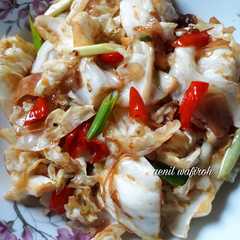 A picture of Tumis kol goreng pedas.