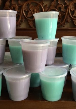 Foto resep Silky Pudding Puyo Homemade