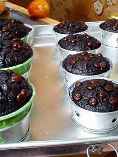 Foto resep Chocolate custard muffin