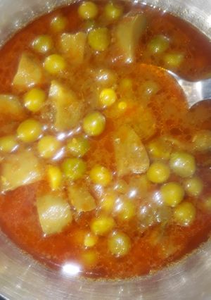 A picture of Mushroom matar.