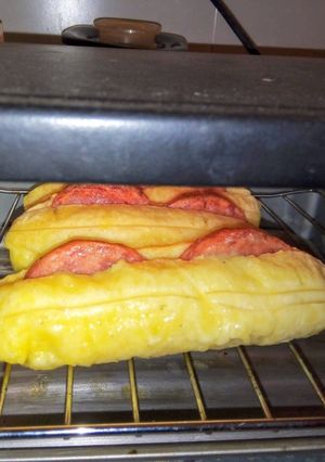 Una foto de Plátano asado en horno tostador