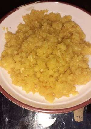 A picture of Anday ka halwa.